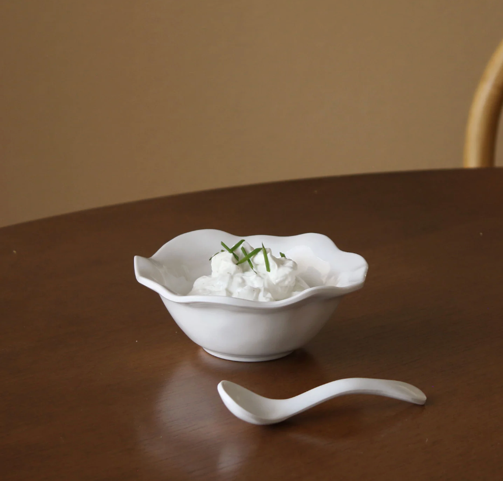 VIDA Havana Mini Bowl with Spoon (White)