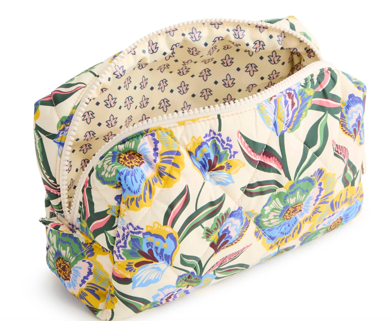 Medium Cosmetic Bag- Gardenia Garden