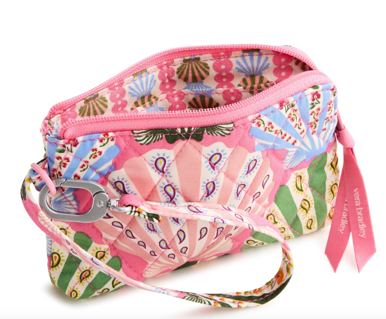 Clip & Zip Wristlet-Cottage Shells