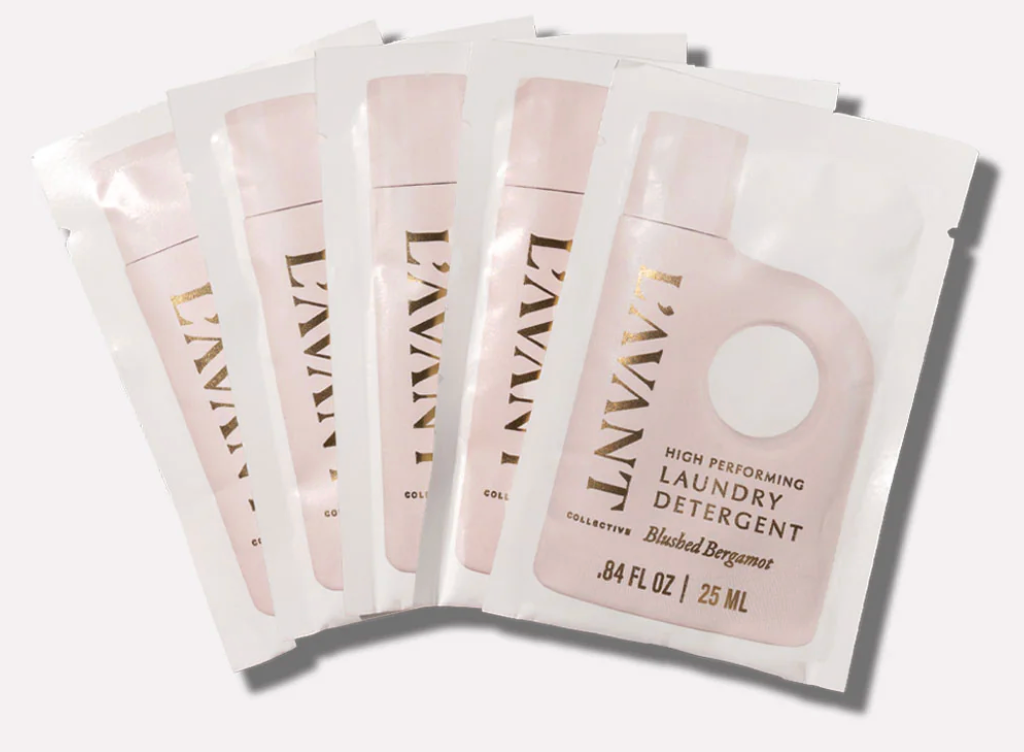 Laundry Detergent Travel Pack (Set of 5)- Blushed Bergamot