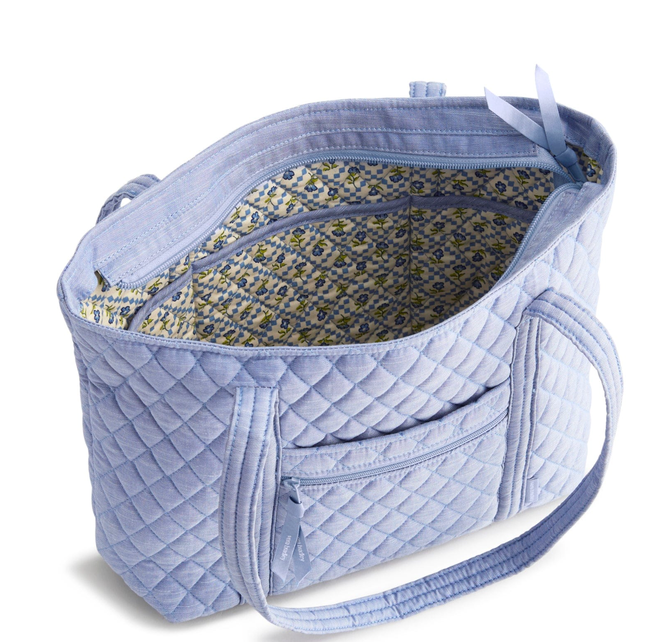 Small Original Vera Tote-Blue Chambray