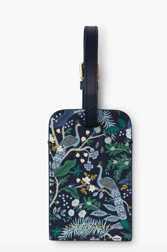 Peacock Luggage Tag
