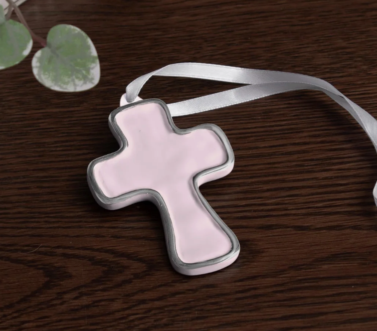 ENCANTO Athens Cross Ornament (Camellia)
