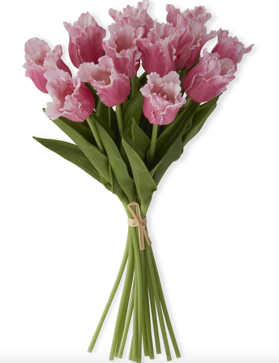 13 Inch Mauve Real Touch Parrot Tulip Bundle (12 Stems)