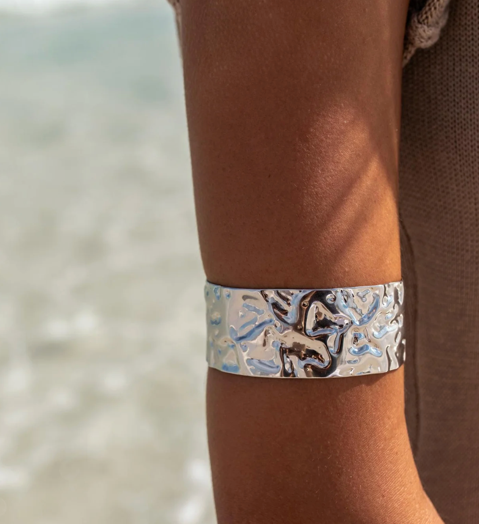 Siren Cuff- Silver
