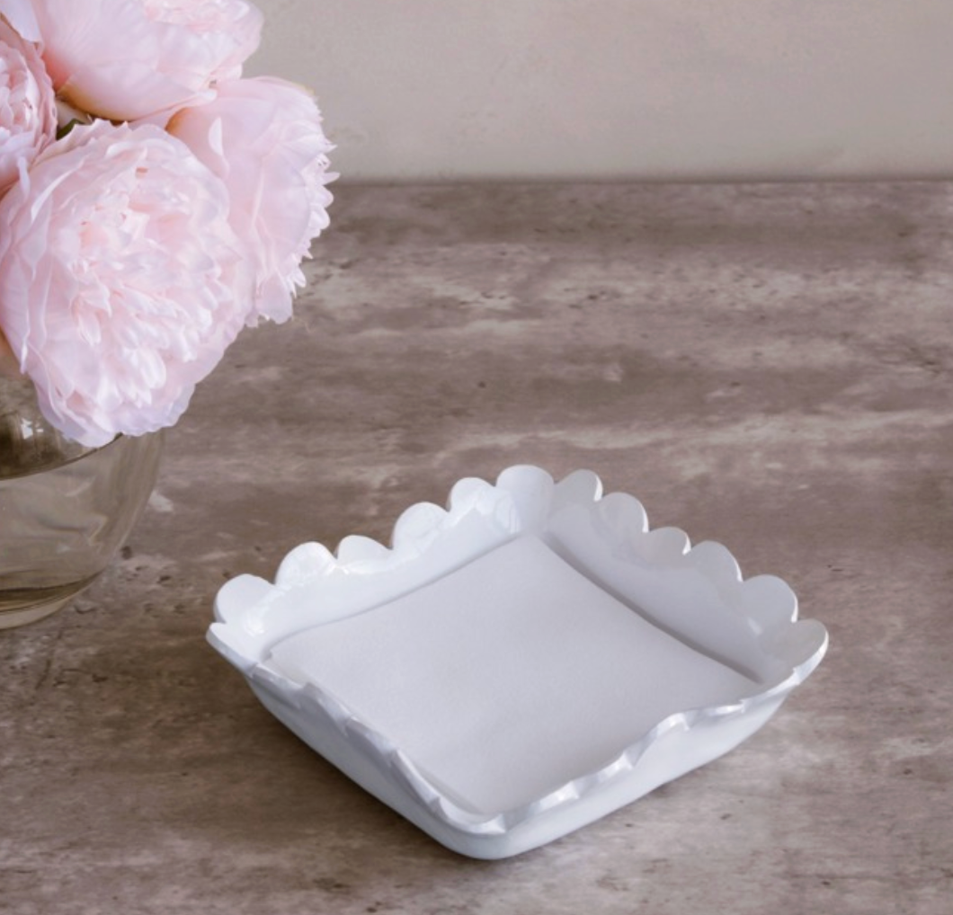 VIDA Colette Beverage Napkin Holder (White)