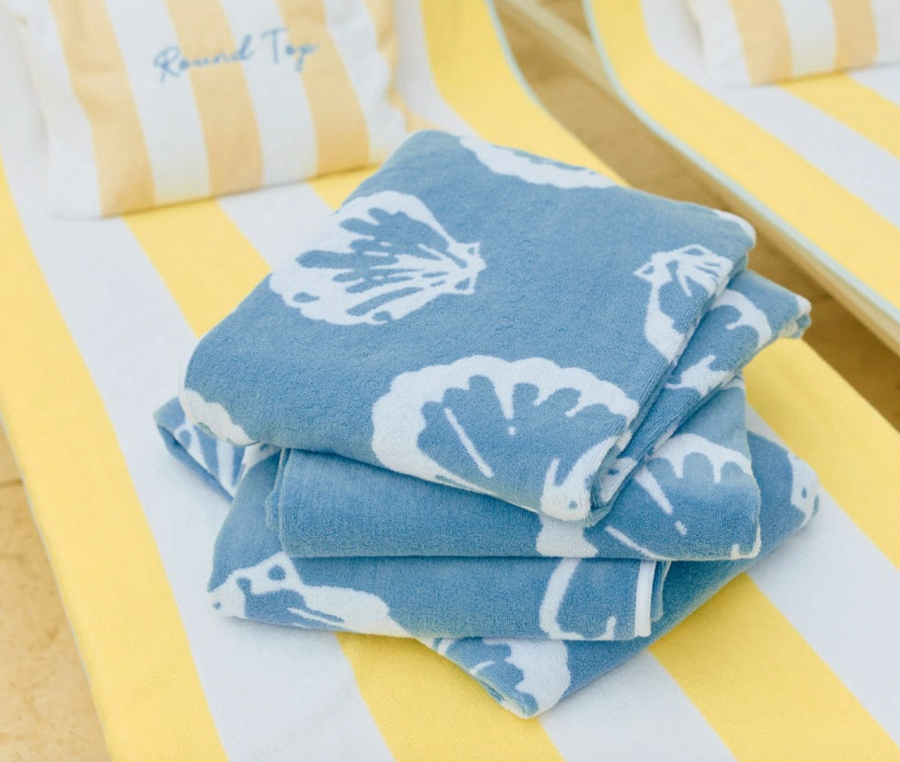 Beach Towel- Blue Shell