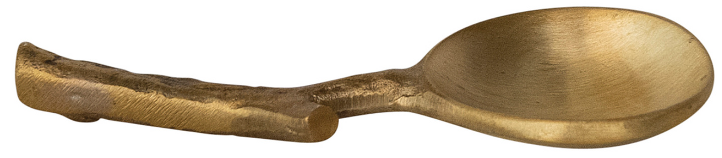 Brass Spoon with Twig Shaped Handle