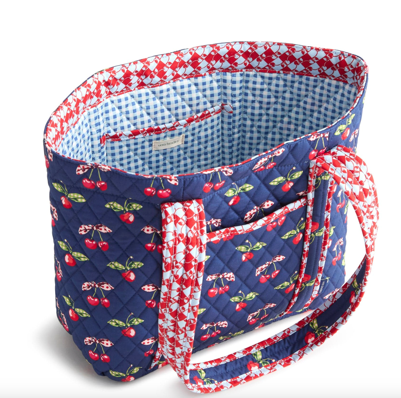 Small Hathaway Tote Bag-Cherry Picking