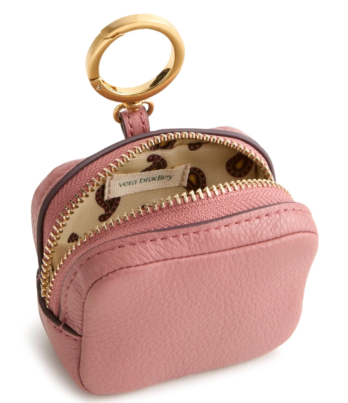 Zip Earbud Bag Charm : Withered Rose