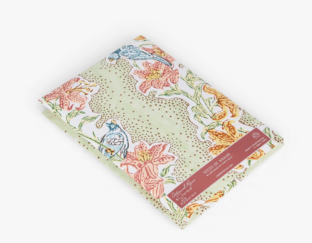 Block Printed Greeting Card Set - Mint Meher