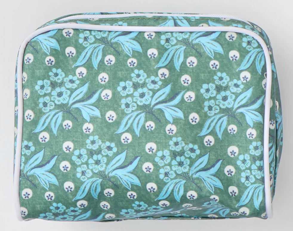 Leah O'Connell x Weezie Small Patterned Toiletry Bag