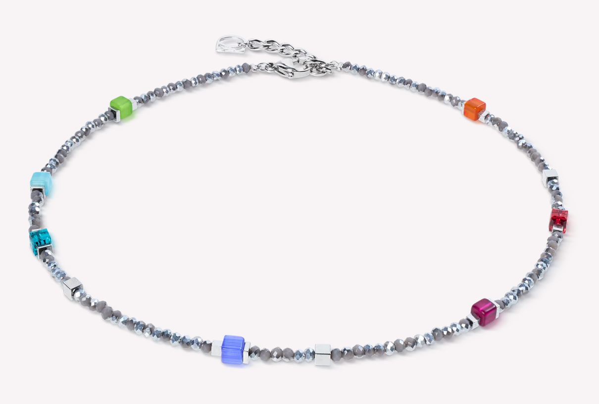 Joyful Colours Flex Bracelet Silver Multicolor