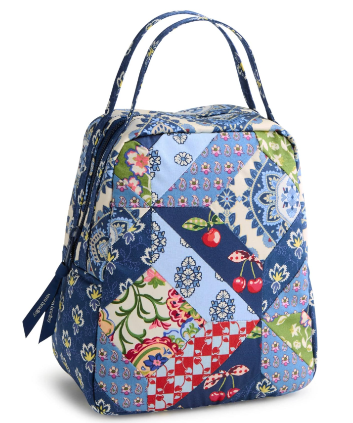 Lunch Bag- Trellis Patchwork