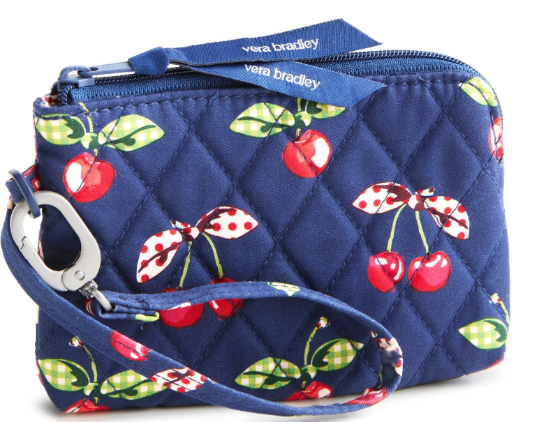 Clip & Zip Wristlet- Cherry Picking