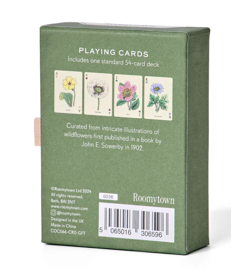 Wildflowers Single Playing Card Deck