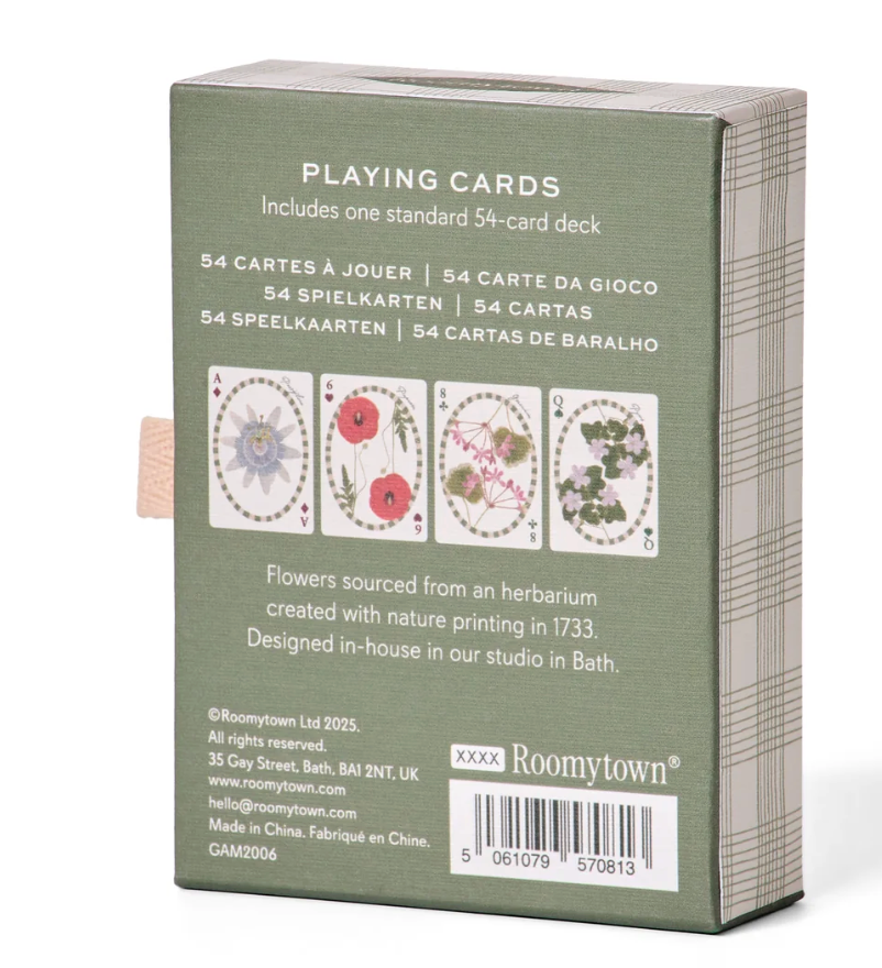 Single Deck Playing Cards - The Living Herbarium
