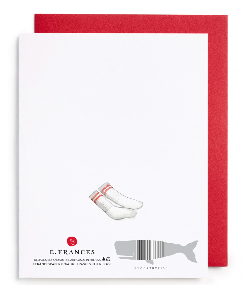 I'll Be Brief Greeting Card