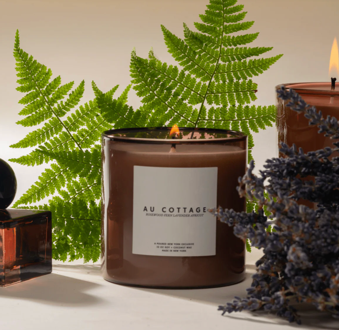 Au Cottage | Poured New York- 20 OZ Soy Coconut Wax Candle