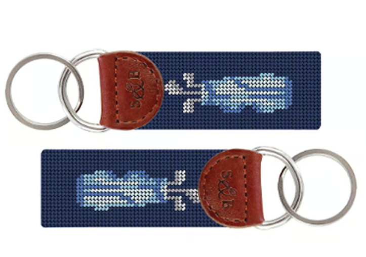 Driven by Faith Needlepoint Key Fob