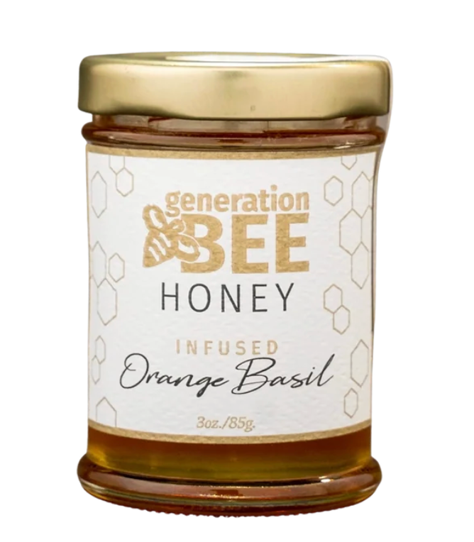 Orange Basil Honey 3 oz