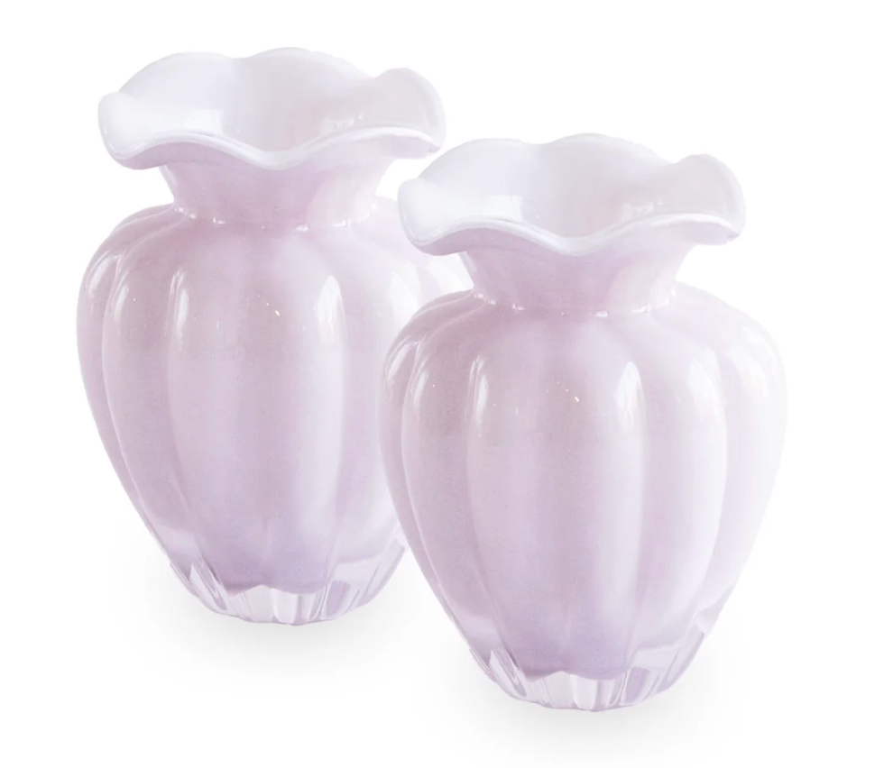 GLASS Vento Small Vase- Camellia