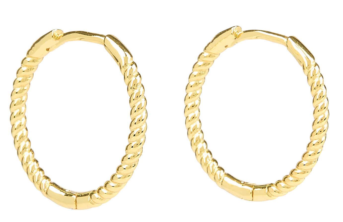 Braided Huggie Hoops
