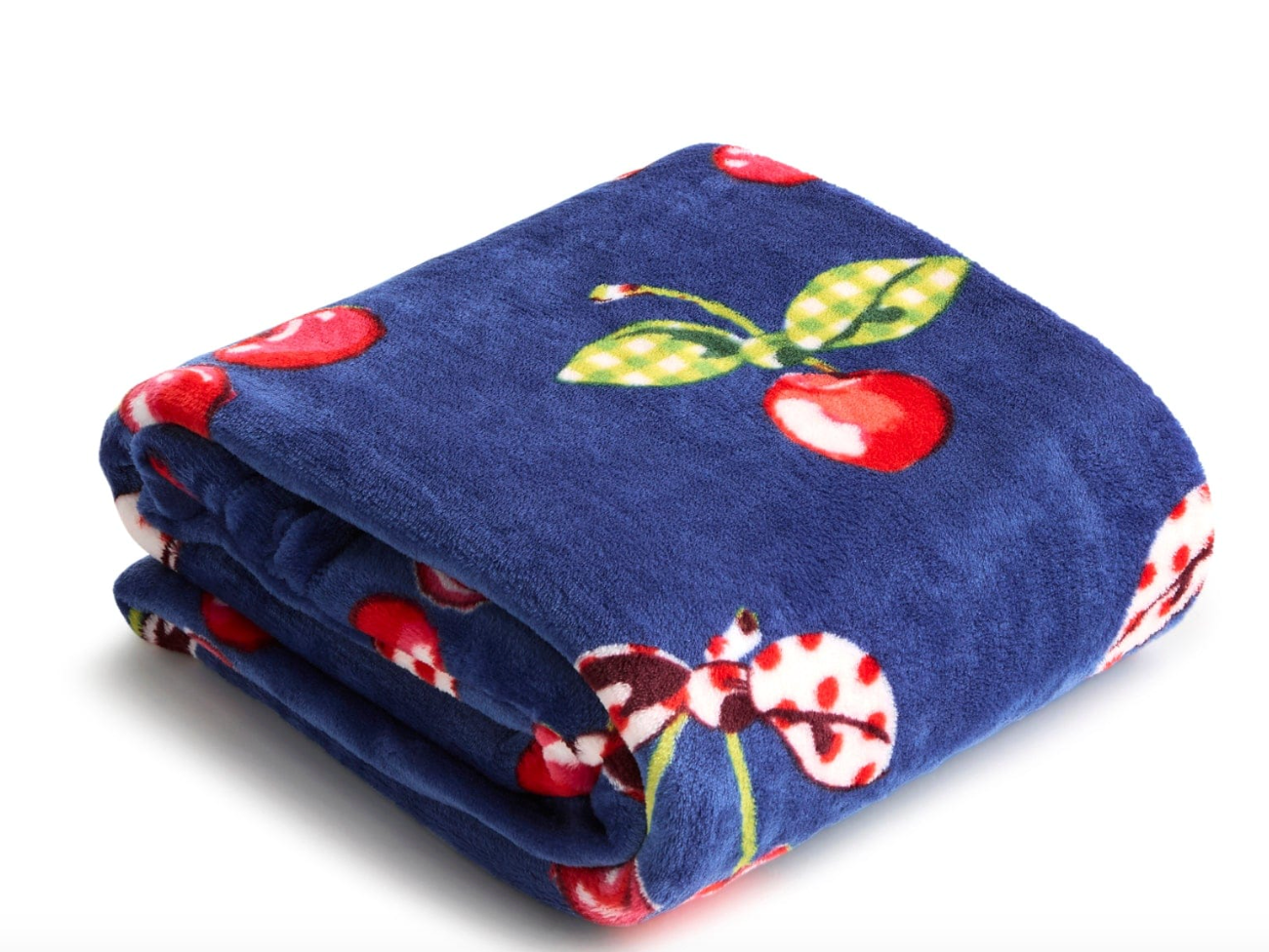 Plush Throw Blanket-Cherry Picking