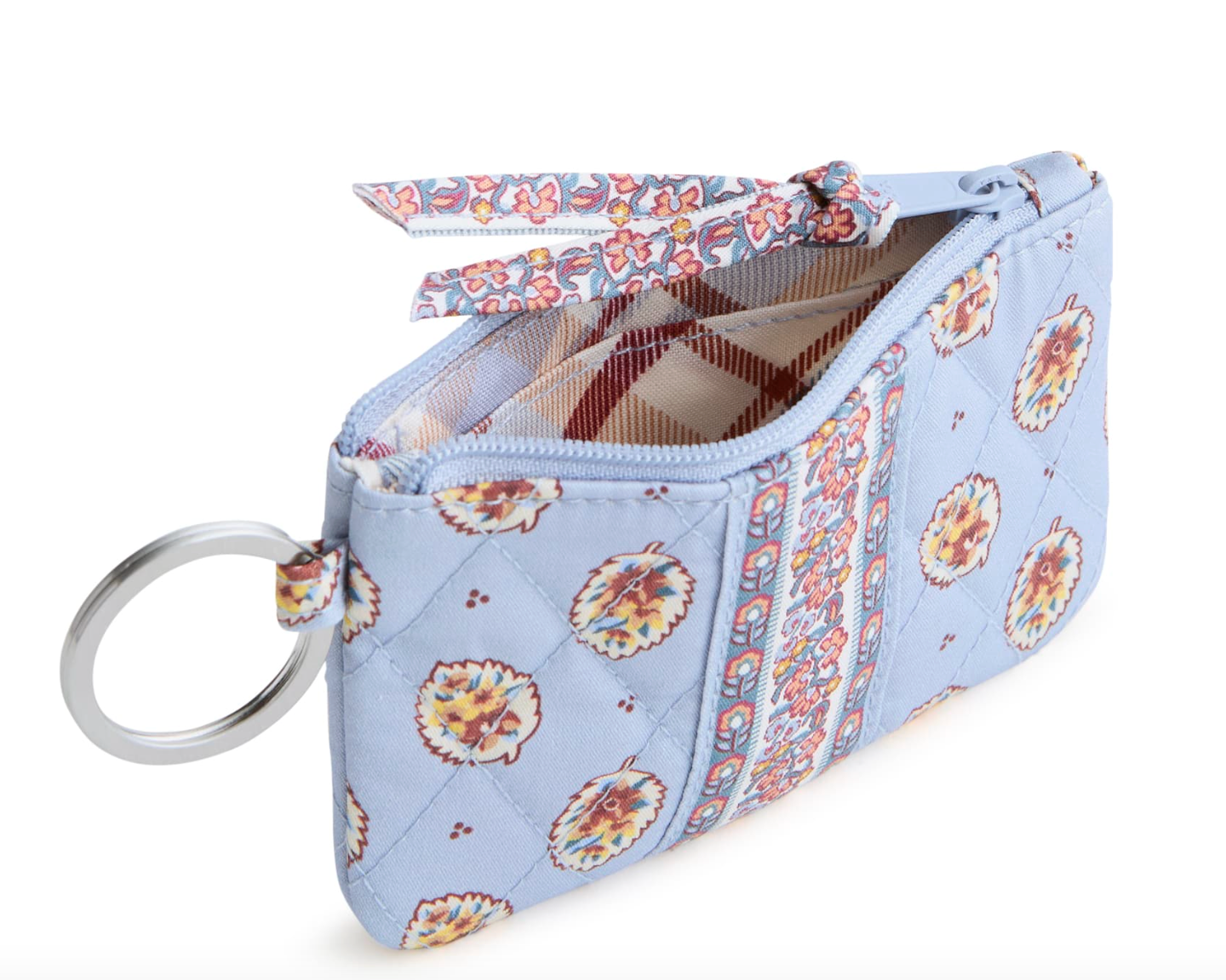 Zip ID Case- Blue Leaf