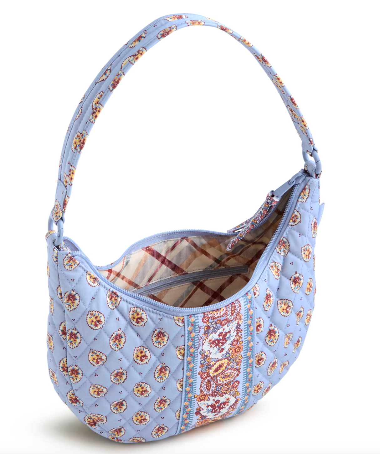 Clara Convertible Shoulder Bag- Blue Leaf