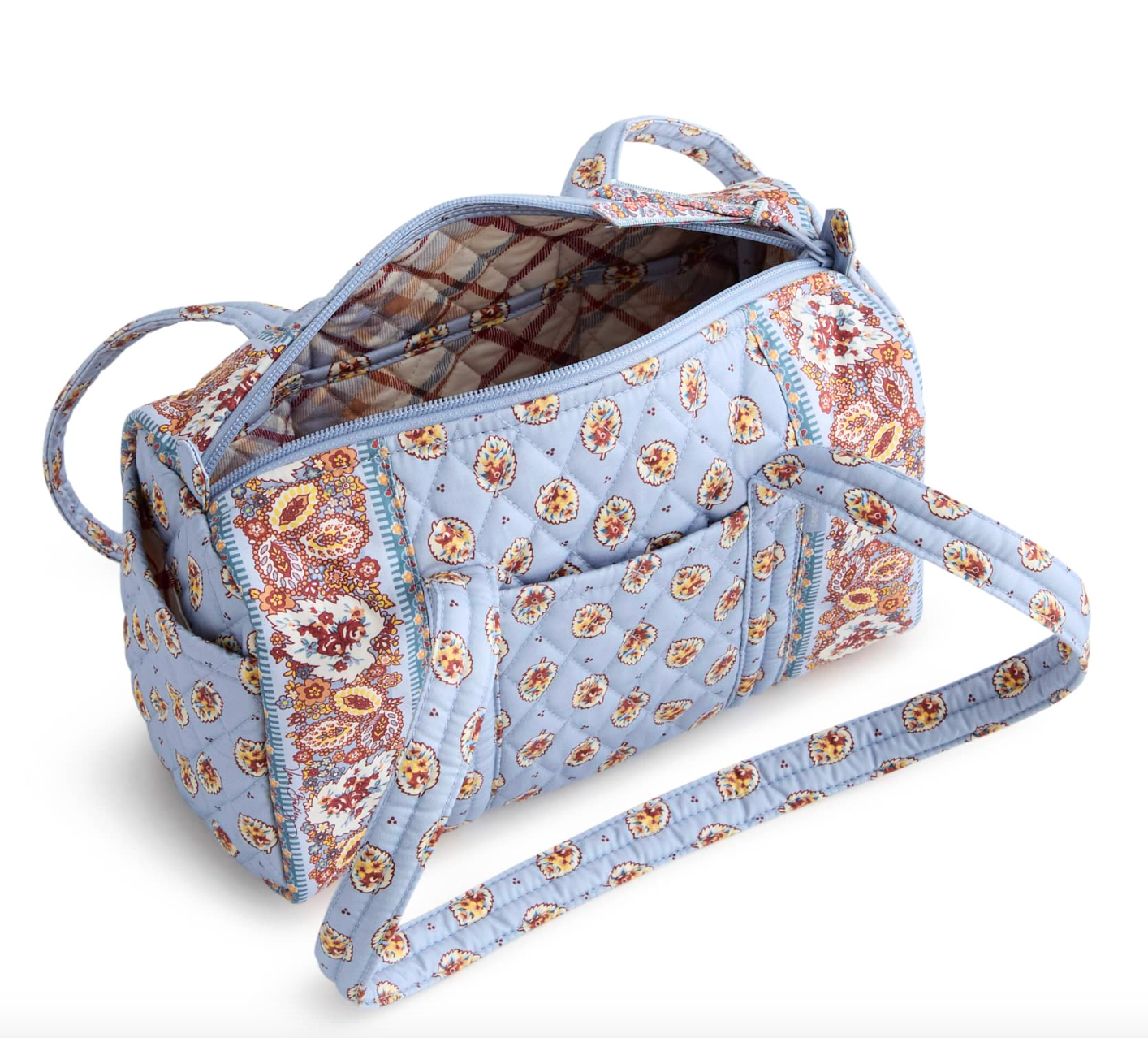 Original 100 Handbag-Blue Leaf