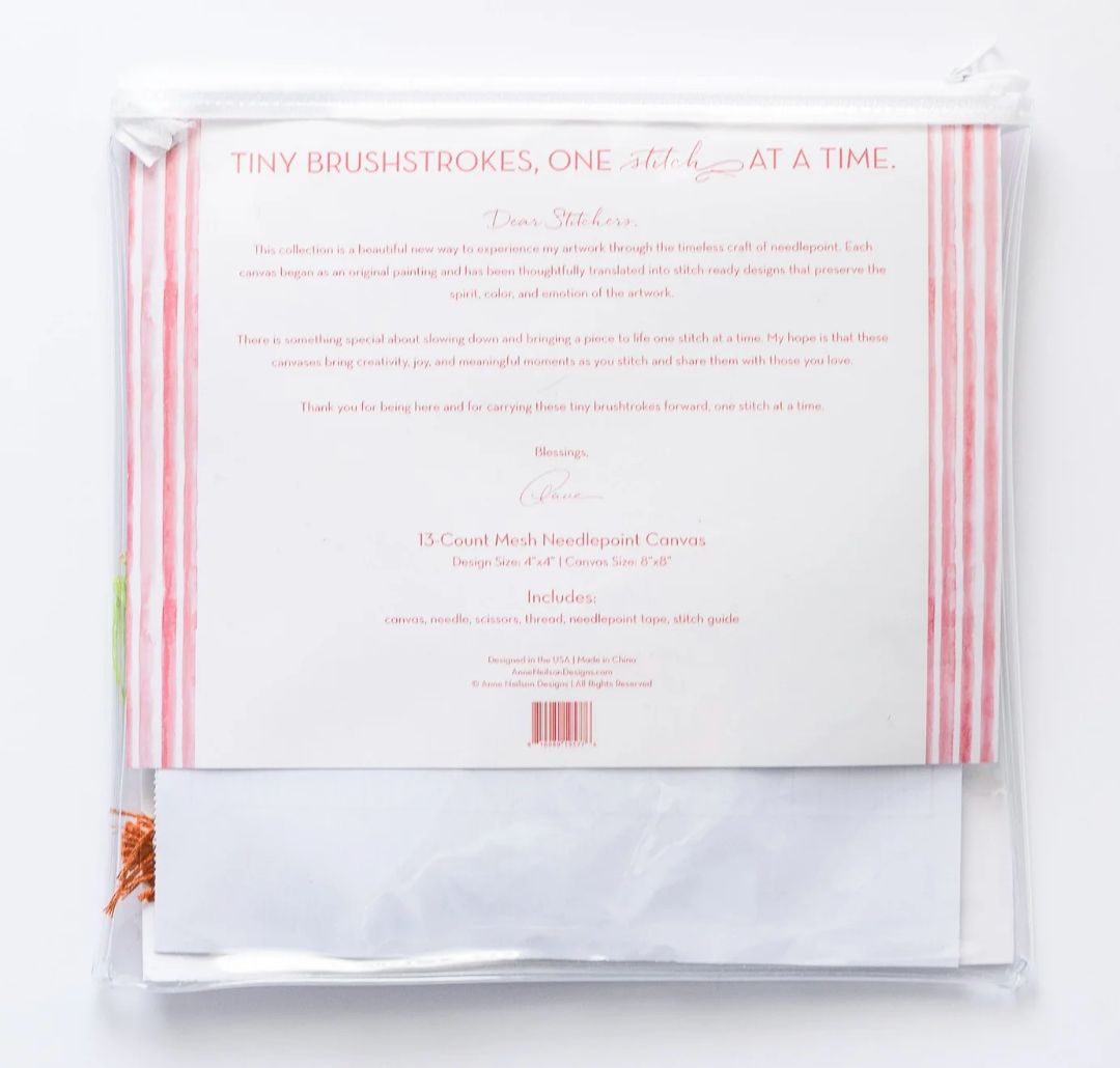 Pink Angel Beginner Needlepoint Kit