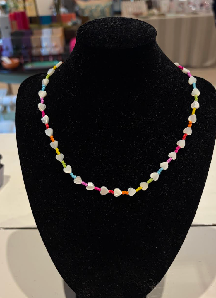 Rainbow Heart Necklace