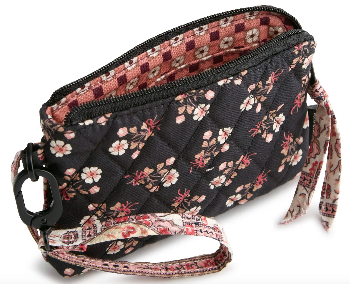 Clip & Zip Wristlet- Melissa Ditsy