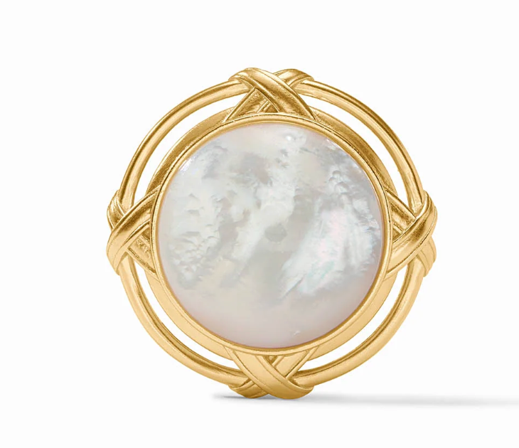 Essex Brooch- Mother of Pearl