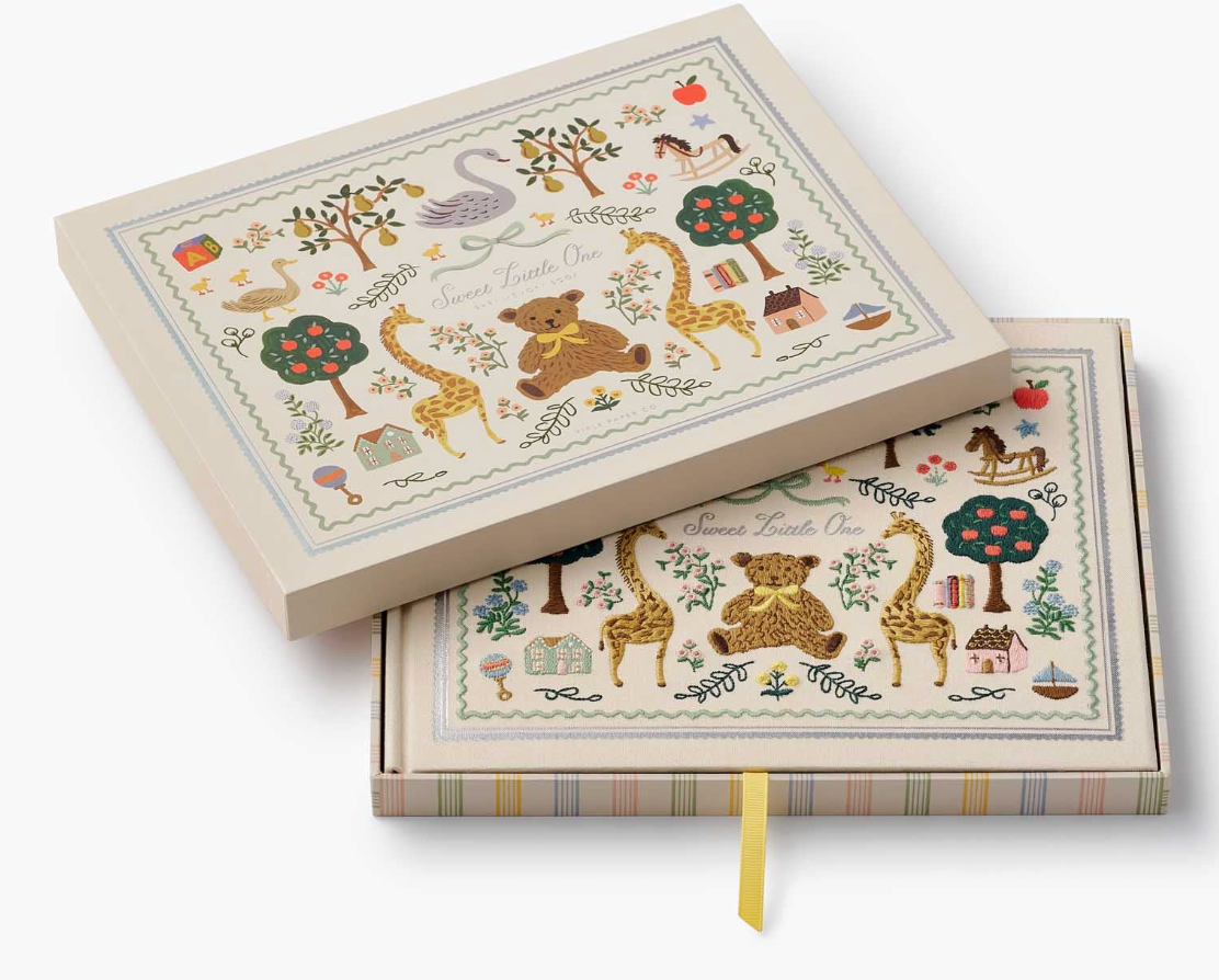 Embroidered Baby Book