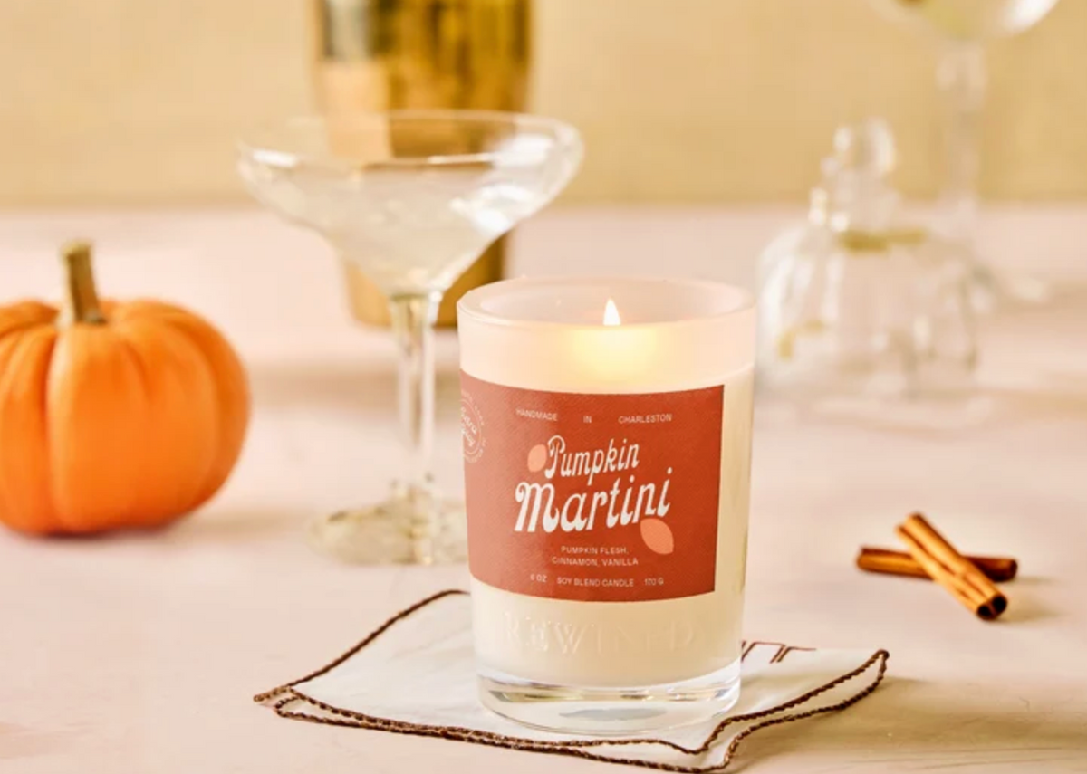 Pumpkin Martini Candle 6 oz