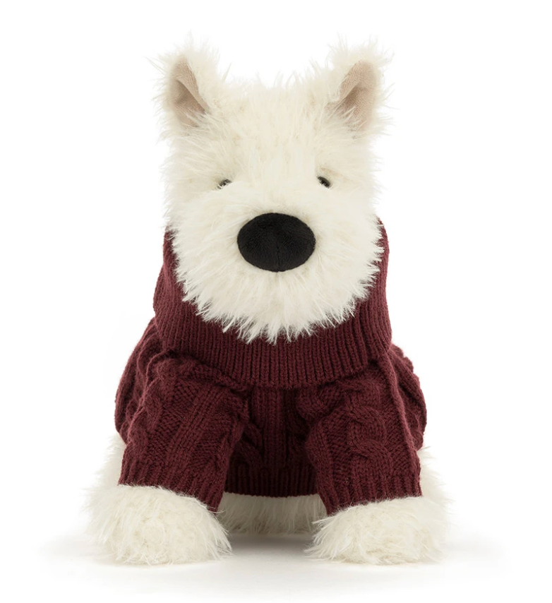 Munro Scottie Dog 'Winter Jumper'