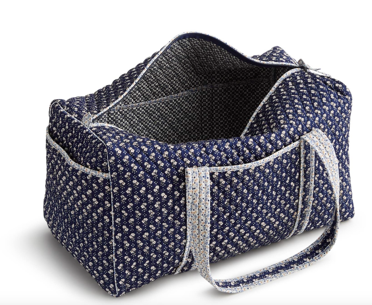 Large Original Duffel Bag-Rachel Ditsy Peacoat