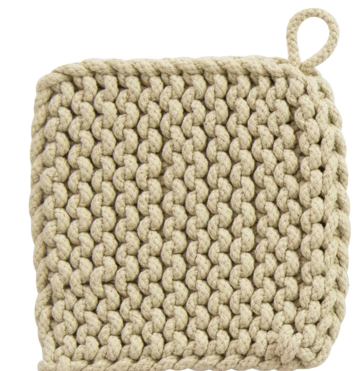 Cotton Crocheted Pot Holder- Milkshake Collection