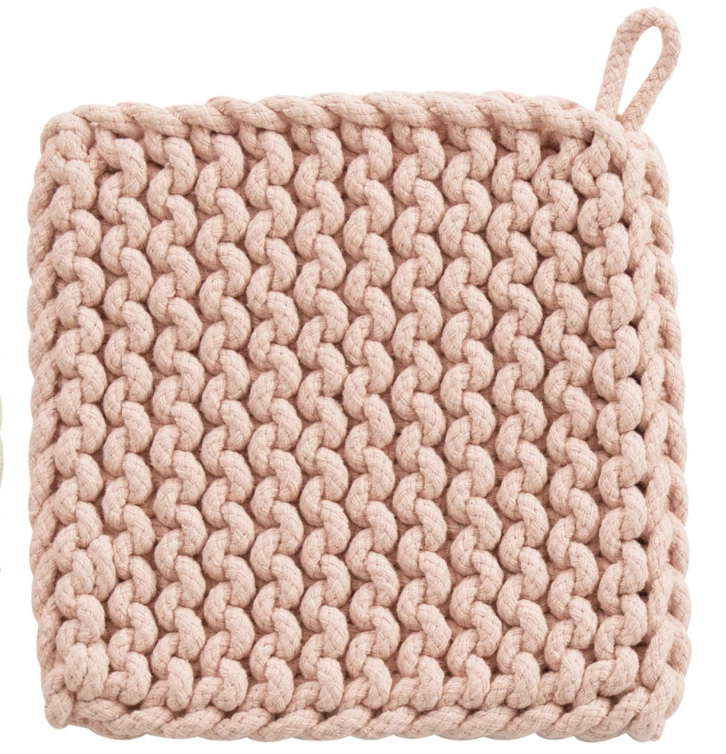 Cotton Crocheted Pot Holder- Milkshake Collection