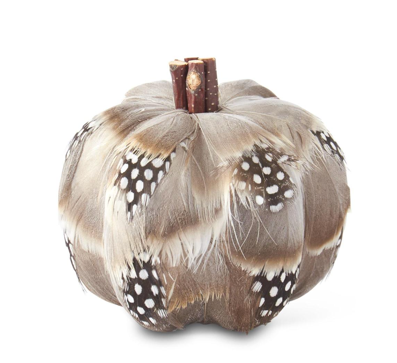 Assorted Feather Pumpkins (4 Styles)