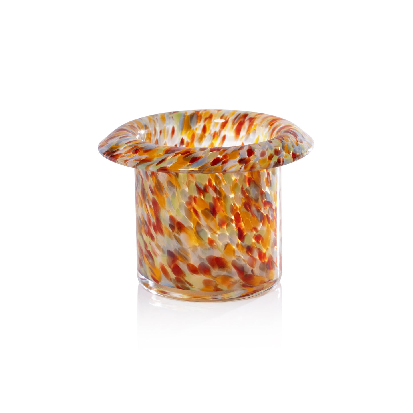 Celia Opal Confetti Glass Candle holder / Vase