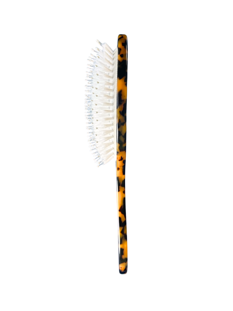Hand-painted Crane Acetate 2-1 Daily Hair Brush | Eco-Friend