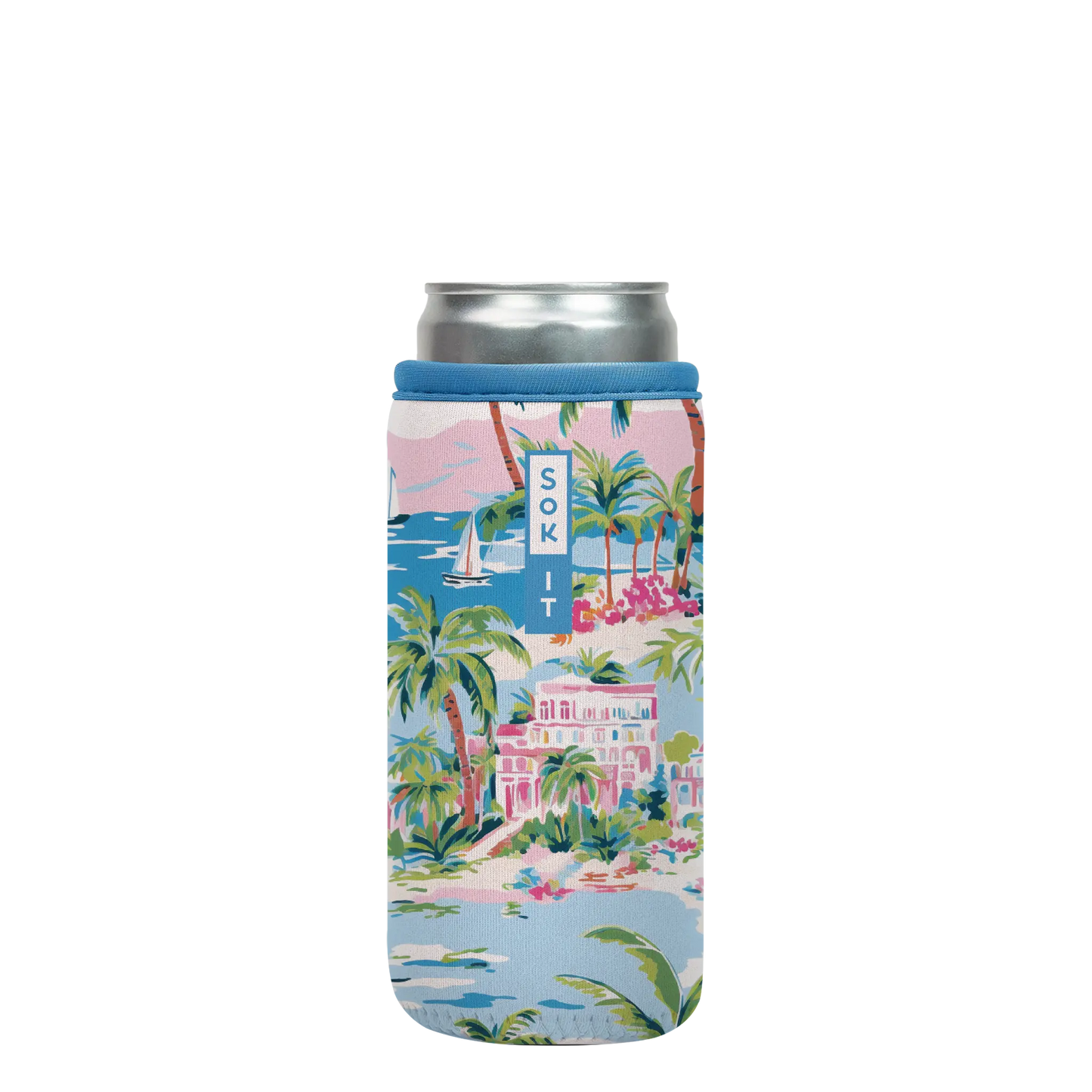 CanSok - Beachside Bliss: 12oz Slim Can