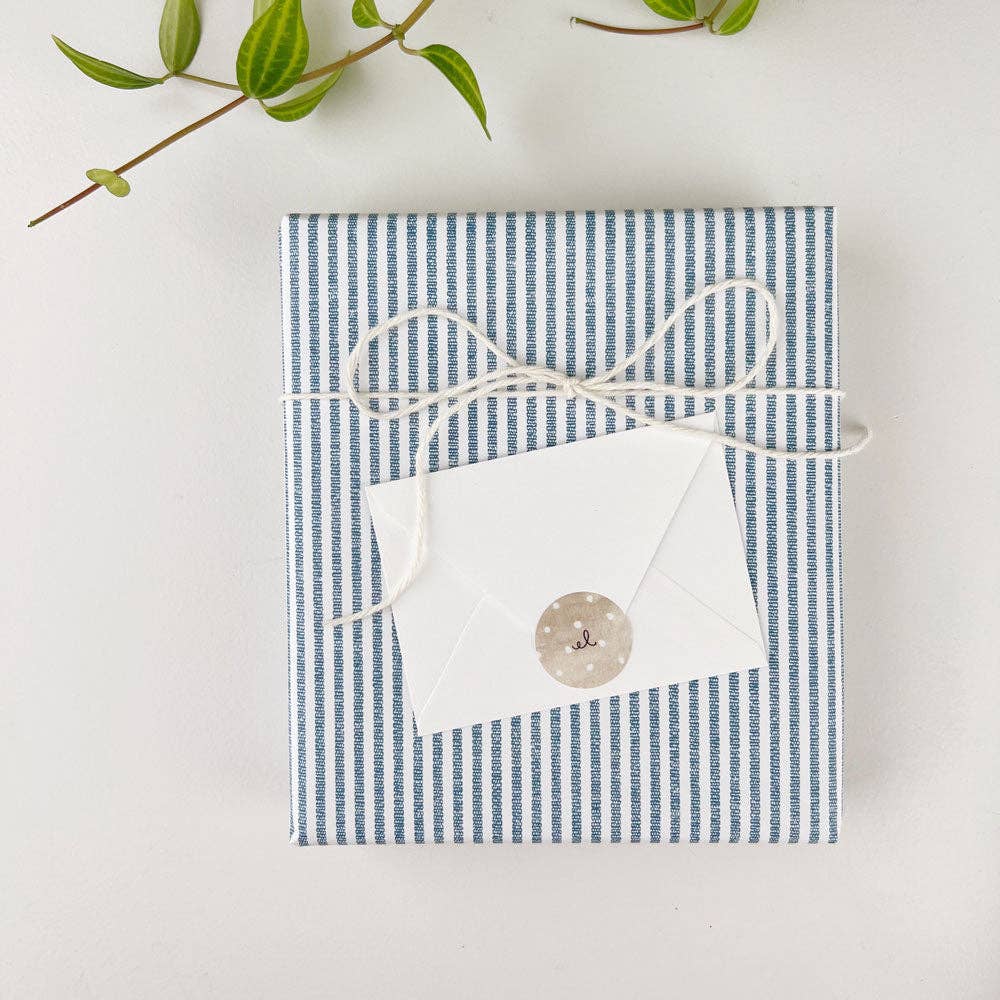 Hobnail bouquet mini notecard