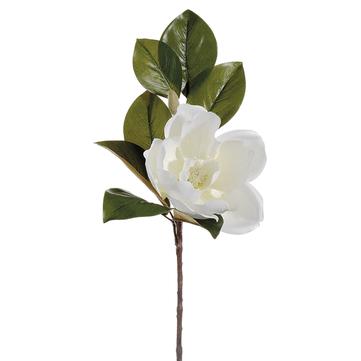 34" Magnolia Spray  White