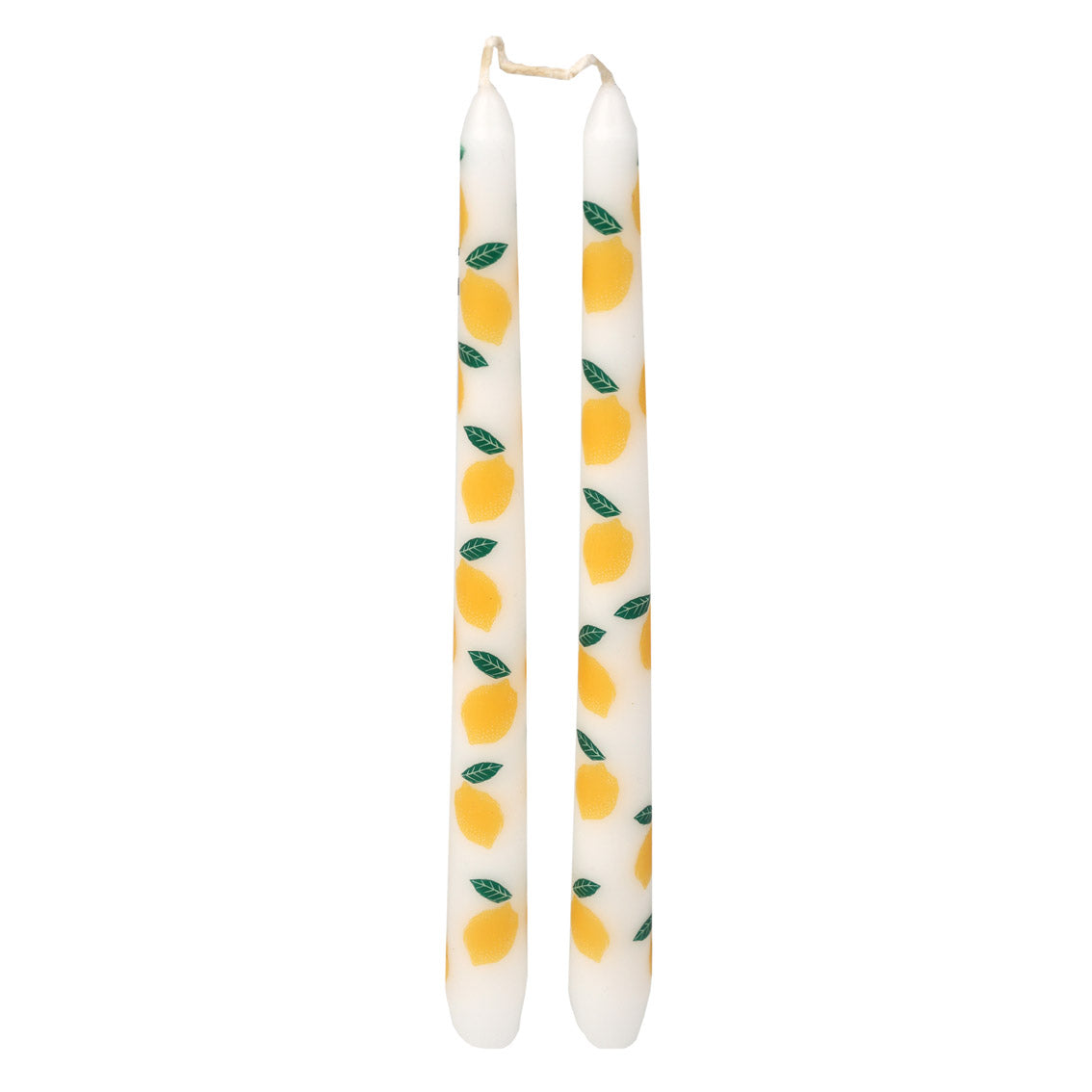 Lemon Taper Dinner Candles - 2 Pack