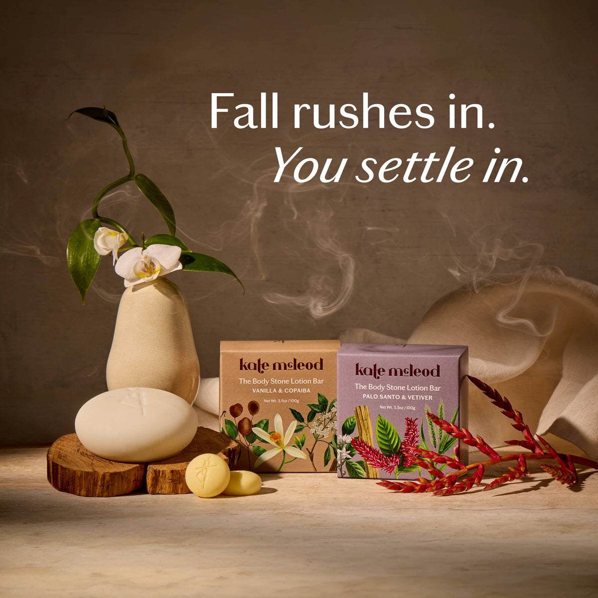 Palo Santo & Vetiver Pebble | Bath & Shower Oil: Tray of 20