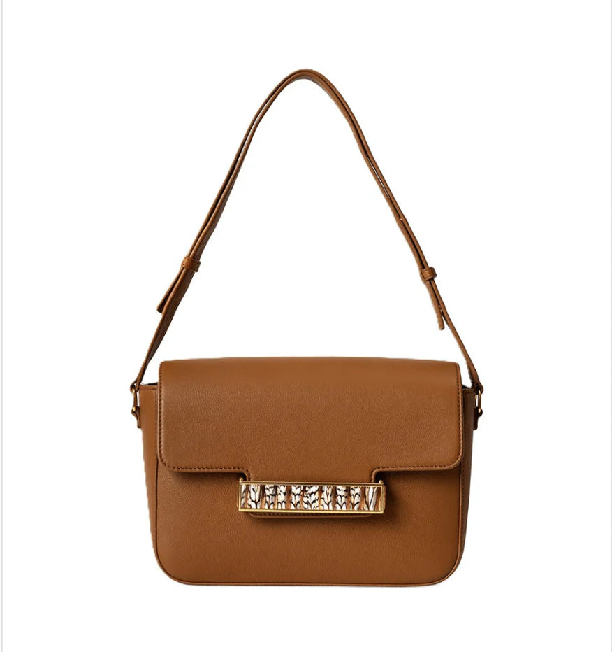 Oxford Crossbody Bag Tan - Quail